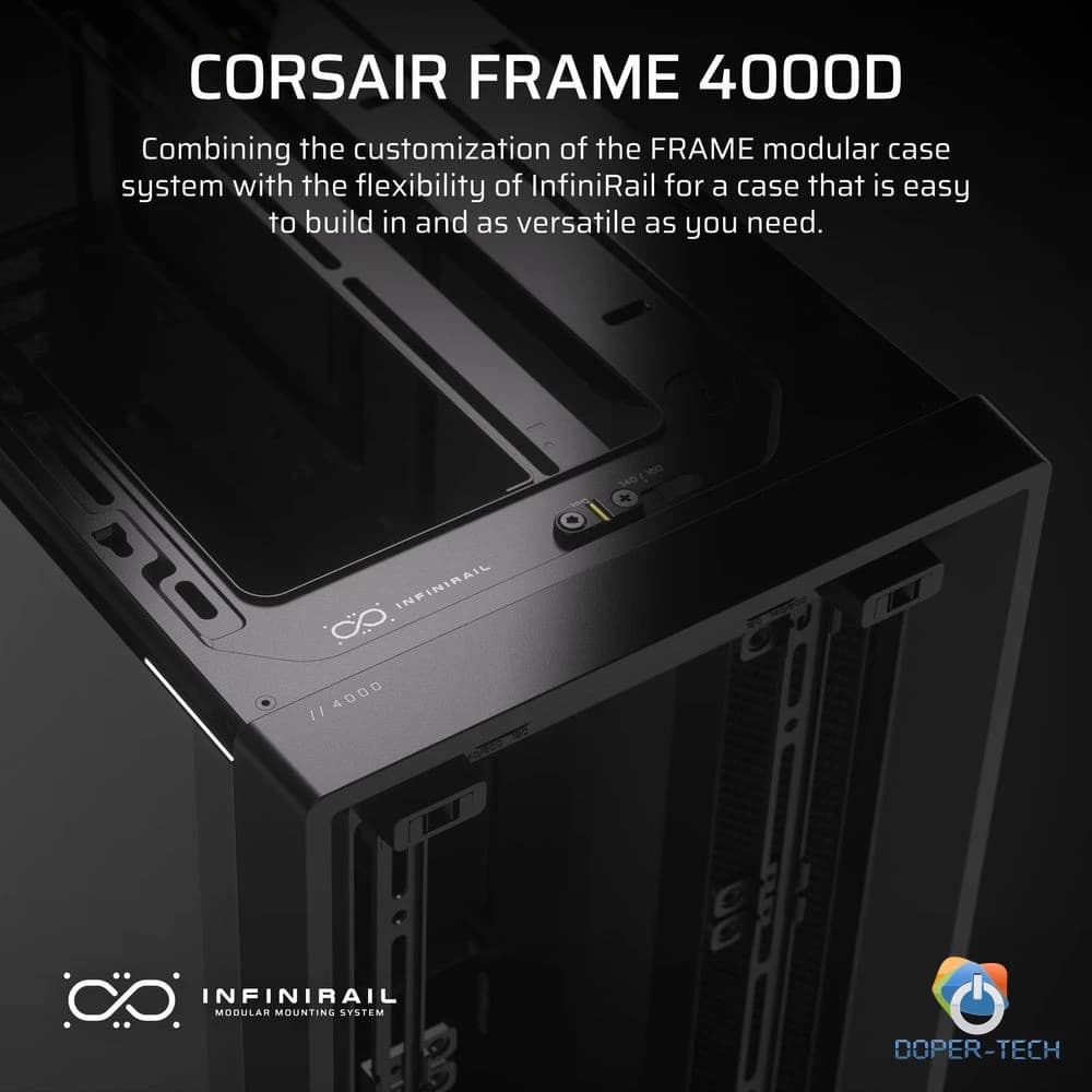 Kućište Corsair Frame 4000D Mid Tower crno