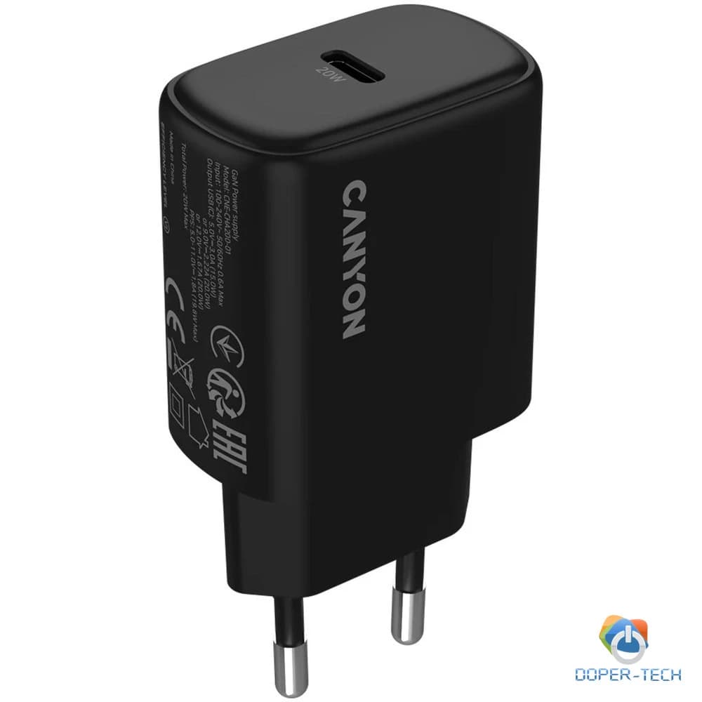 Kućni punjač Canyon OnCharge 200 20W USB-C