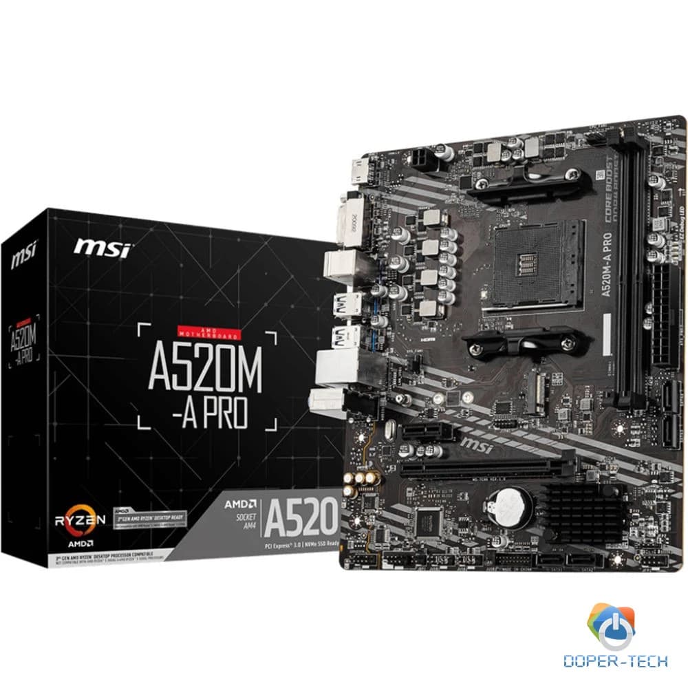 Matična ploča MSI A520M-A PRO AM4 DDR4 mATX