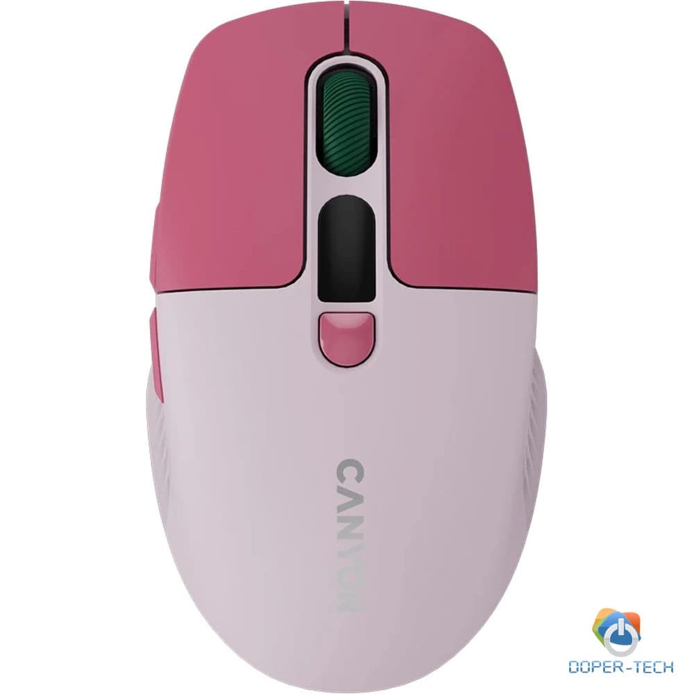Miš bežični Canyon MW-26 rozi WiFi BT