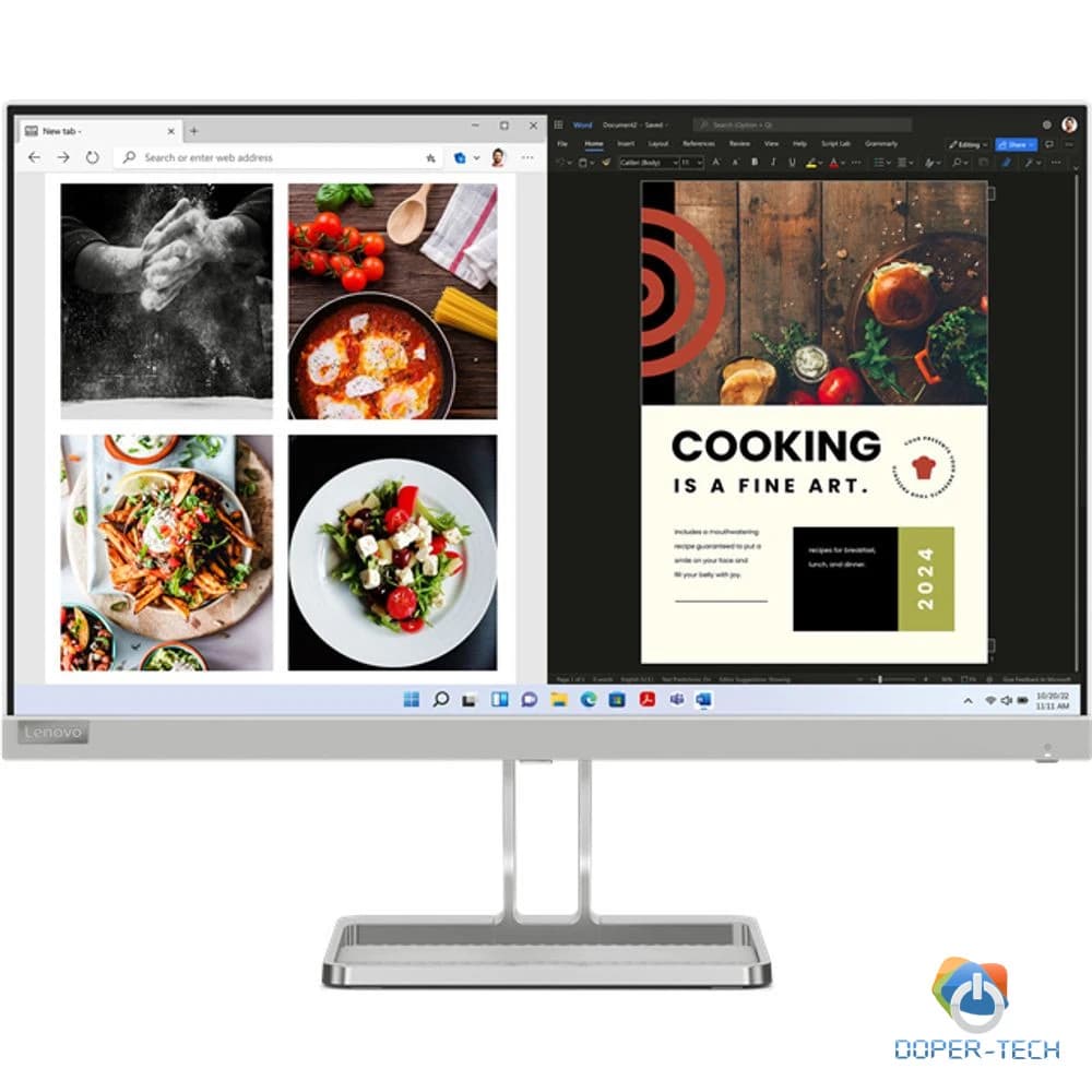 Monitor Lenovo L24i-40 FHD IPS 23,8″ 100Hz