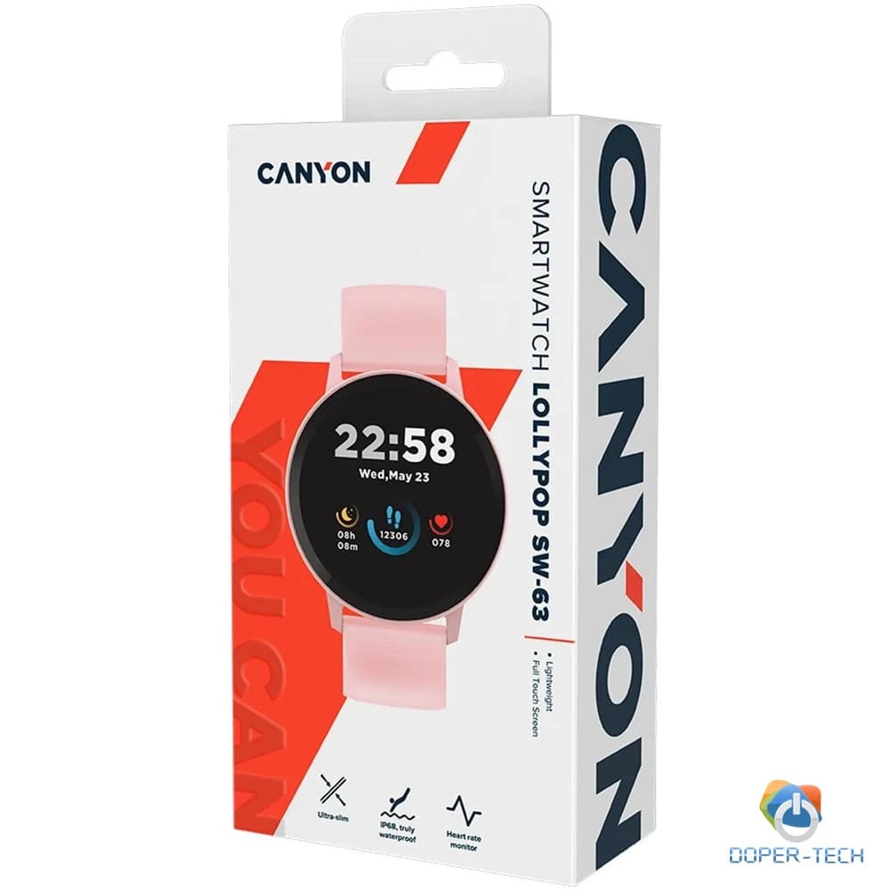 Pametni sat CANYON CNS-SW63PP pink