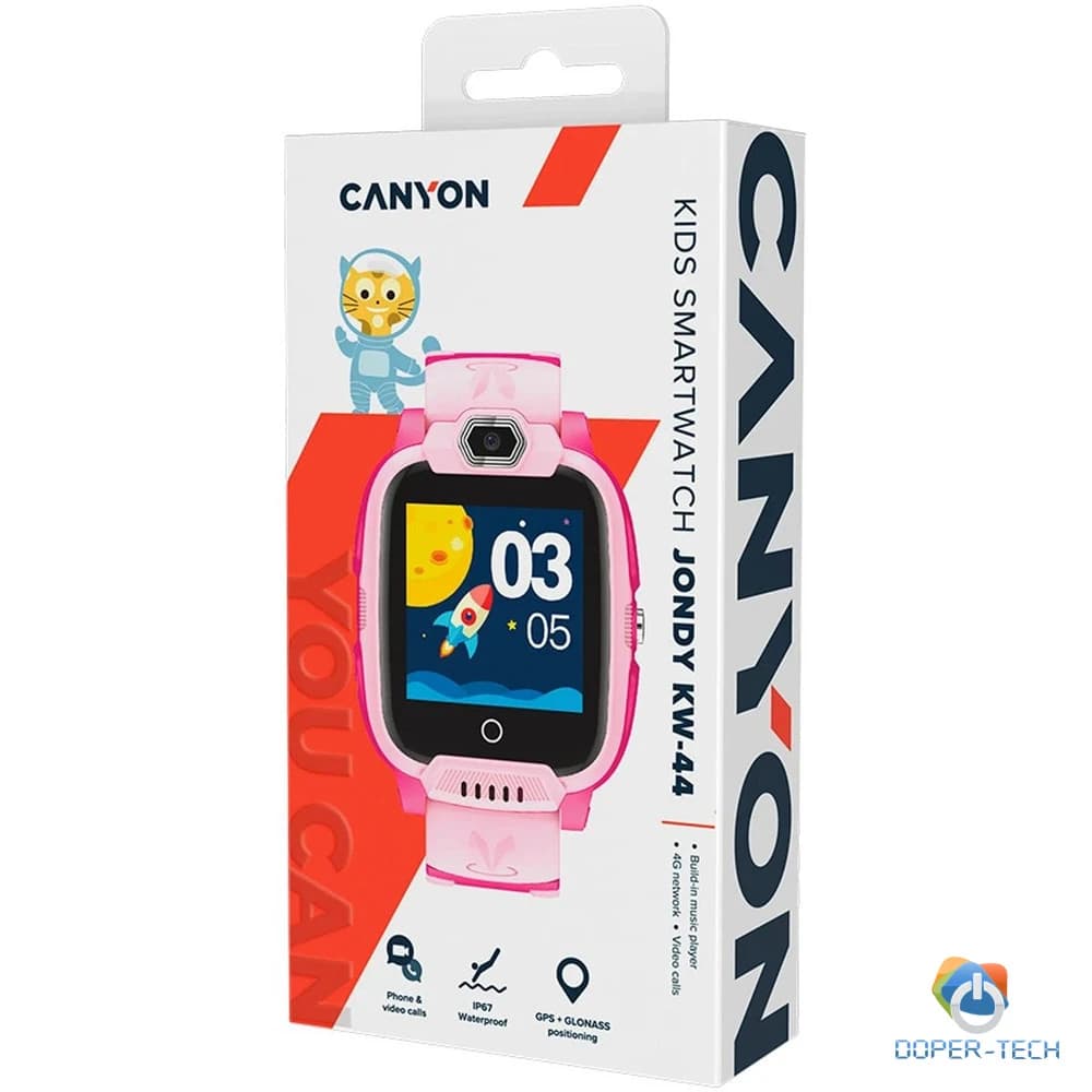 Pametni sat kids CANYON JONDY KW-44 pink