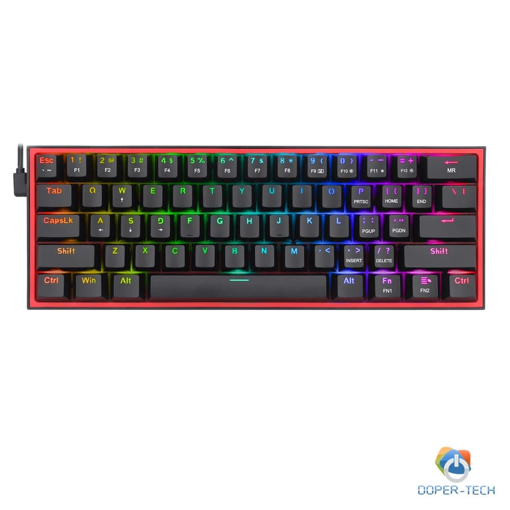 Gaming tipkovnica Redragon Fizz K617 RGB mehanička crna