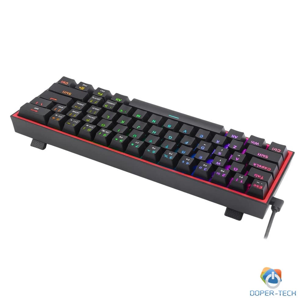 Gaming tipkovnica Redragon Fizz K617 RGB mehanička crna