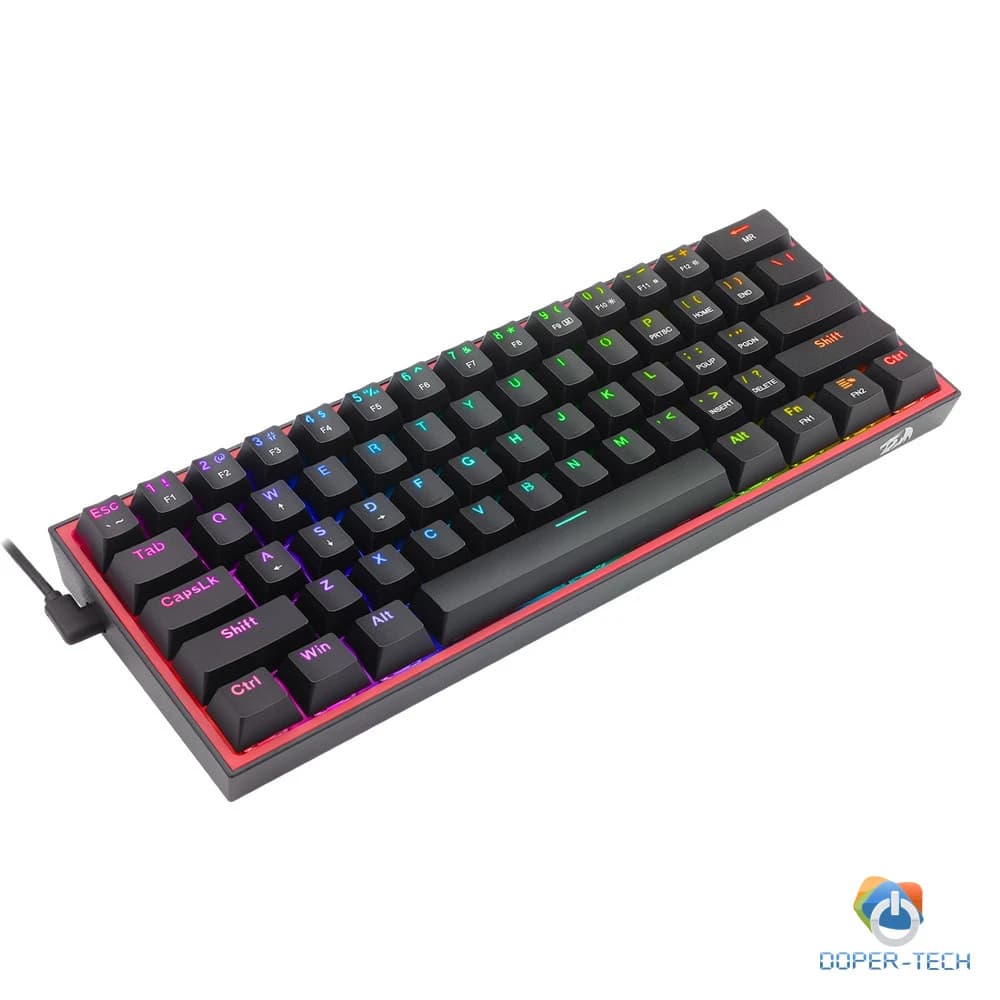Gaming tipkovnica Redragon Fizz K617 RGB mehanička crna
