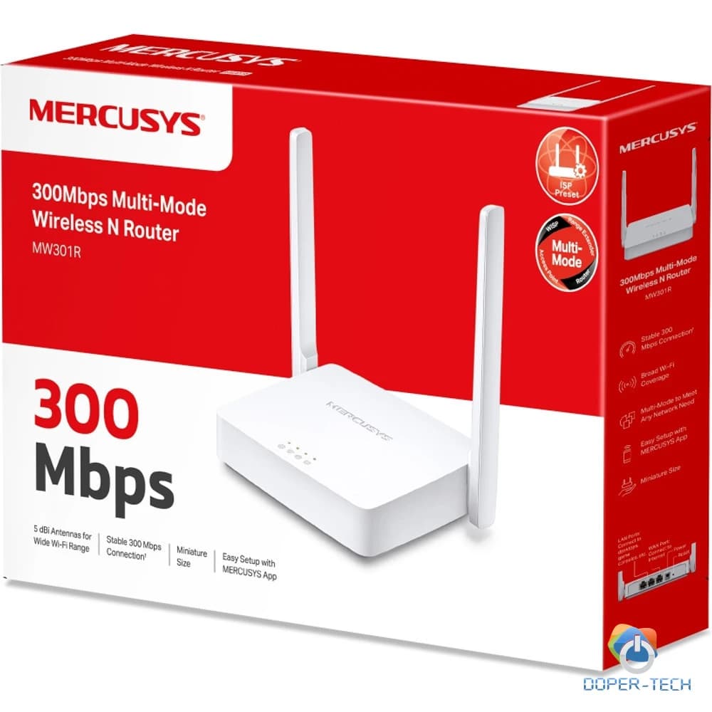 Ruter Mercusys MW301R 300Mbps