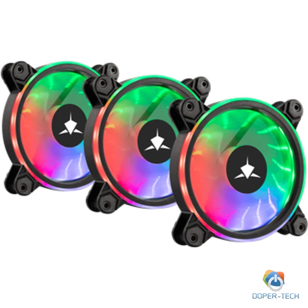 Set ventilatora White Shark Nebula ARGB