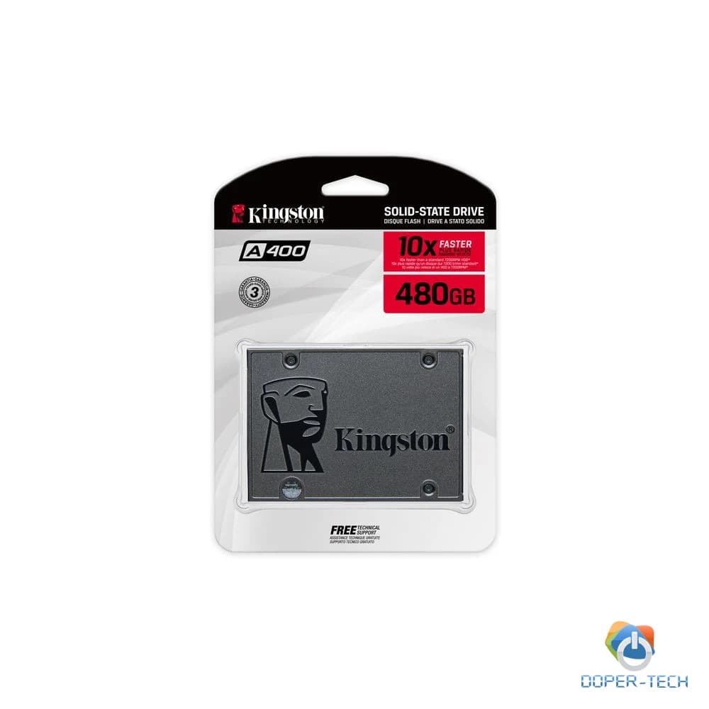 SSD Kingston A400 480GB 2,5" SATA 3