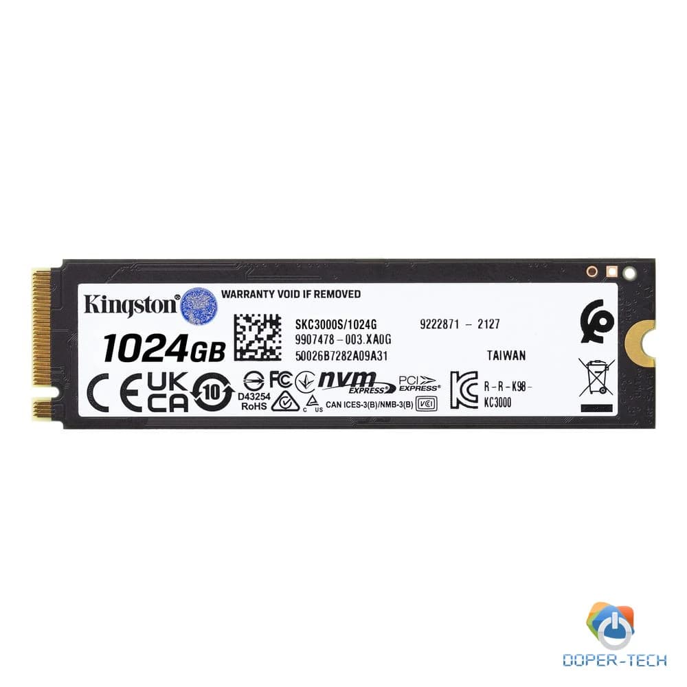 SSD Kingston KC3000 1TB M.2 NVMe PCIe 4.0