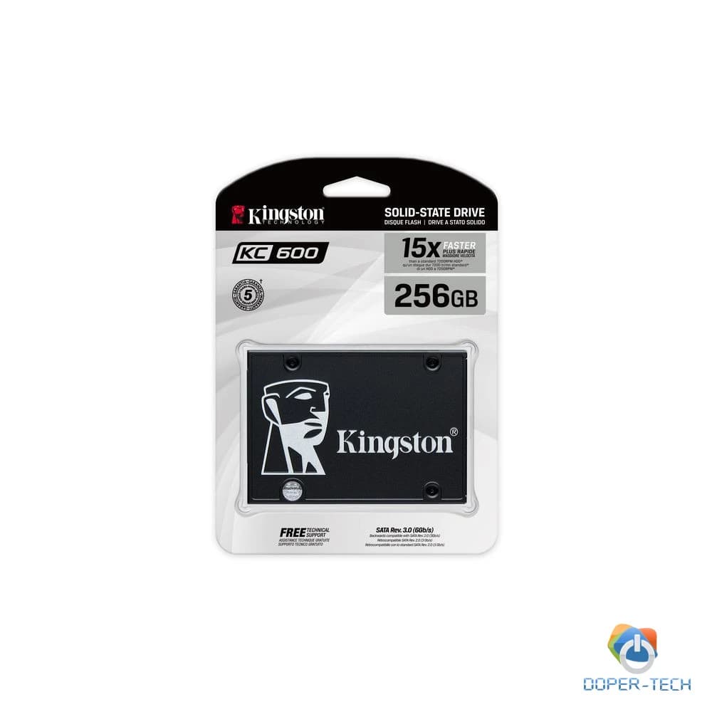 SSD Kingston KC600 256GB 2,5" SATA3