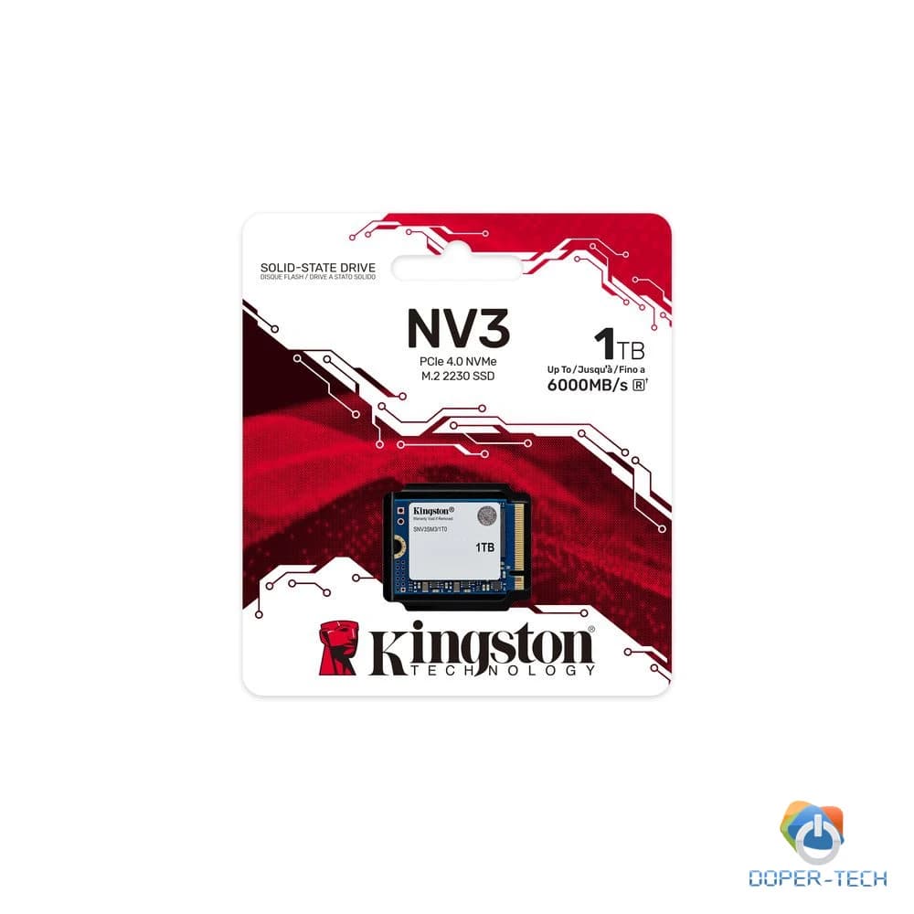 SSD Kingston NV3 1TB M.2 NVMe PCIe 4.0
