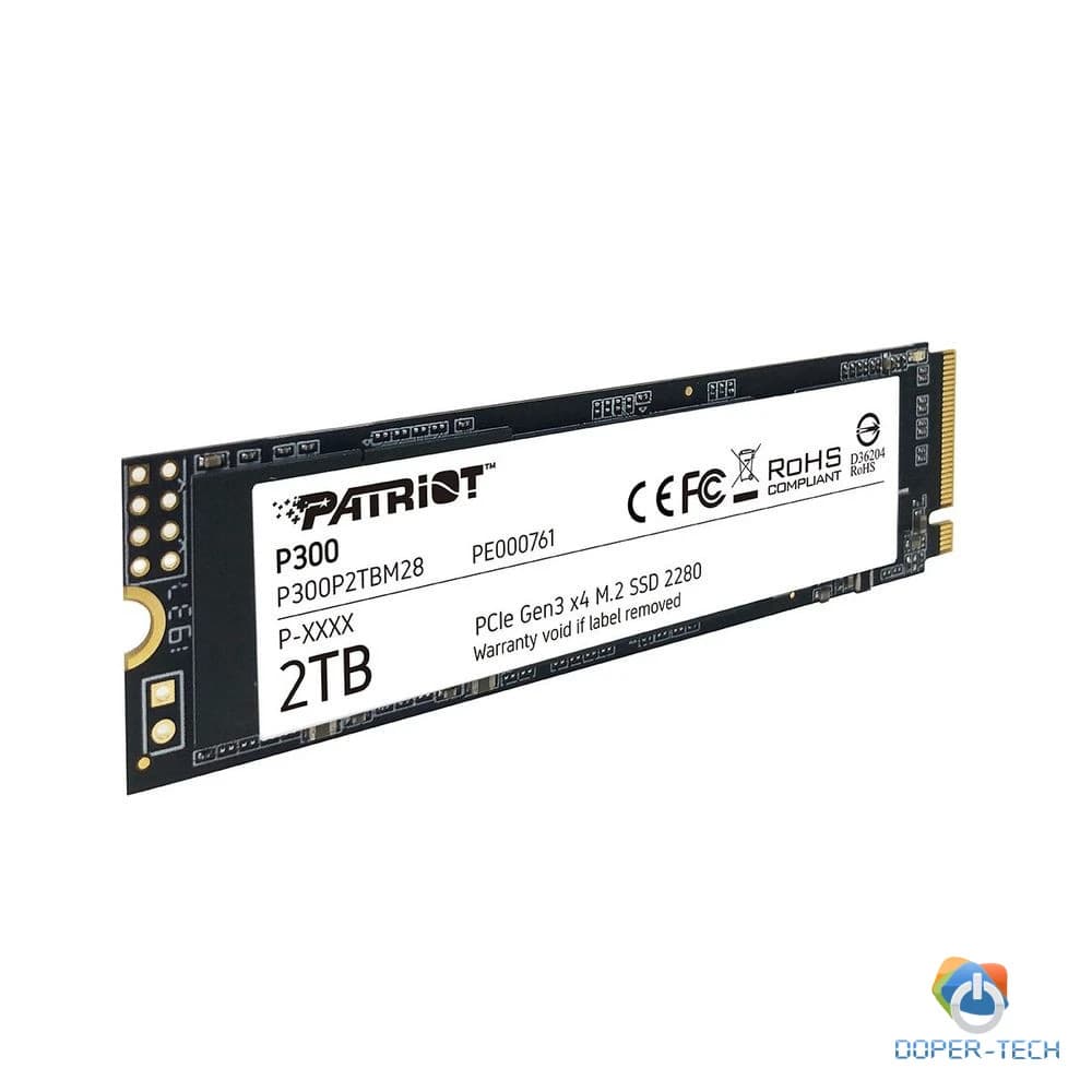 SSD Patriot P300 512GB M.2 NVMe PCIe 3.0