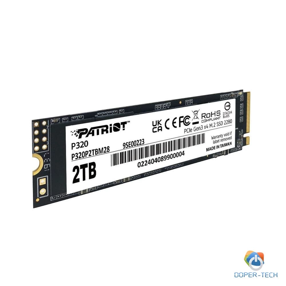 SSD Patriot P320 256GB M.2 NVMe PCIe 3.0