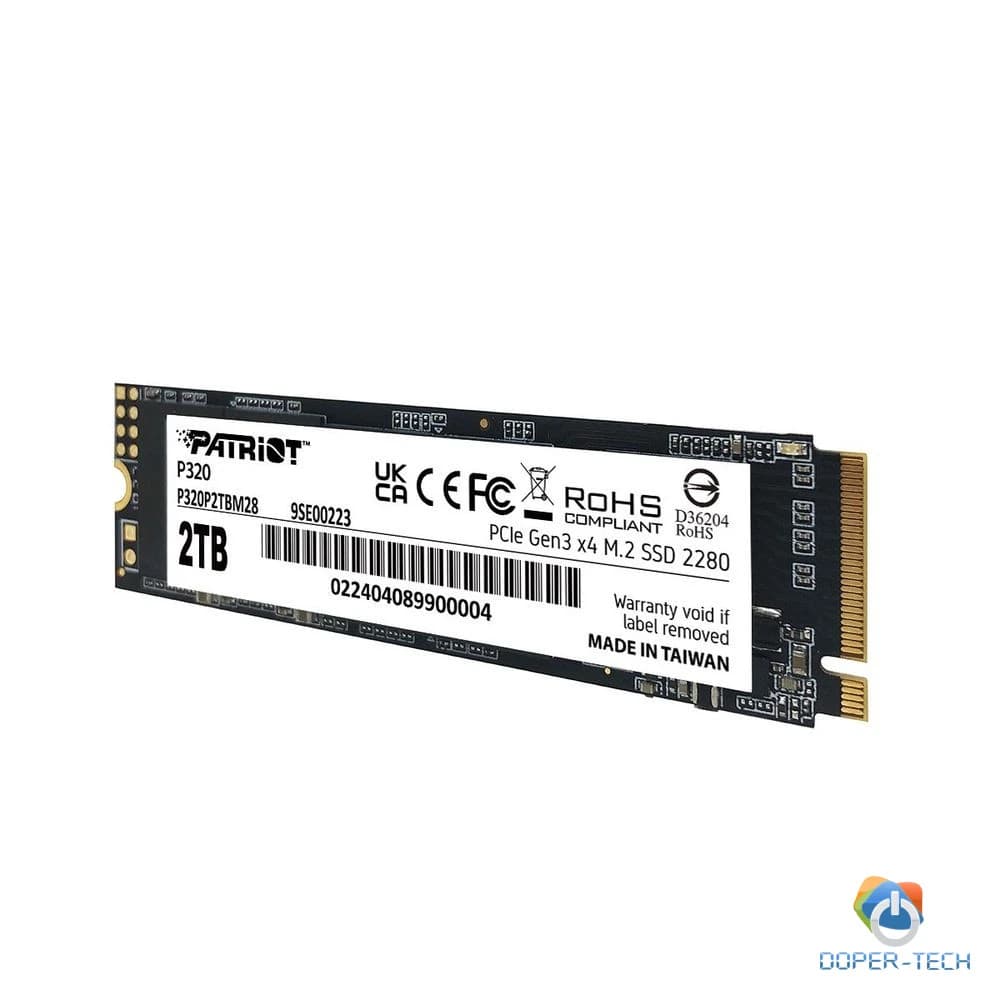 SSD Patriot P320 256GB M.2 NVMe PCIe 3.0