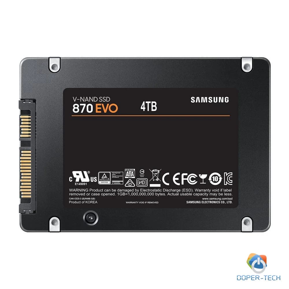SSD Samsung 870 EVO 4TB 2,5'' SATA3