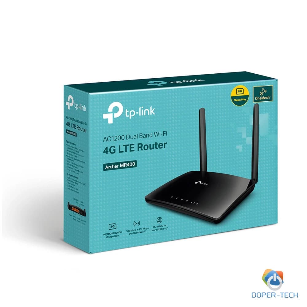 Ruter AC1200 Dual Band 4G LTE 1200Mbps 4-porta