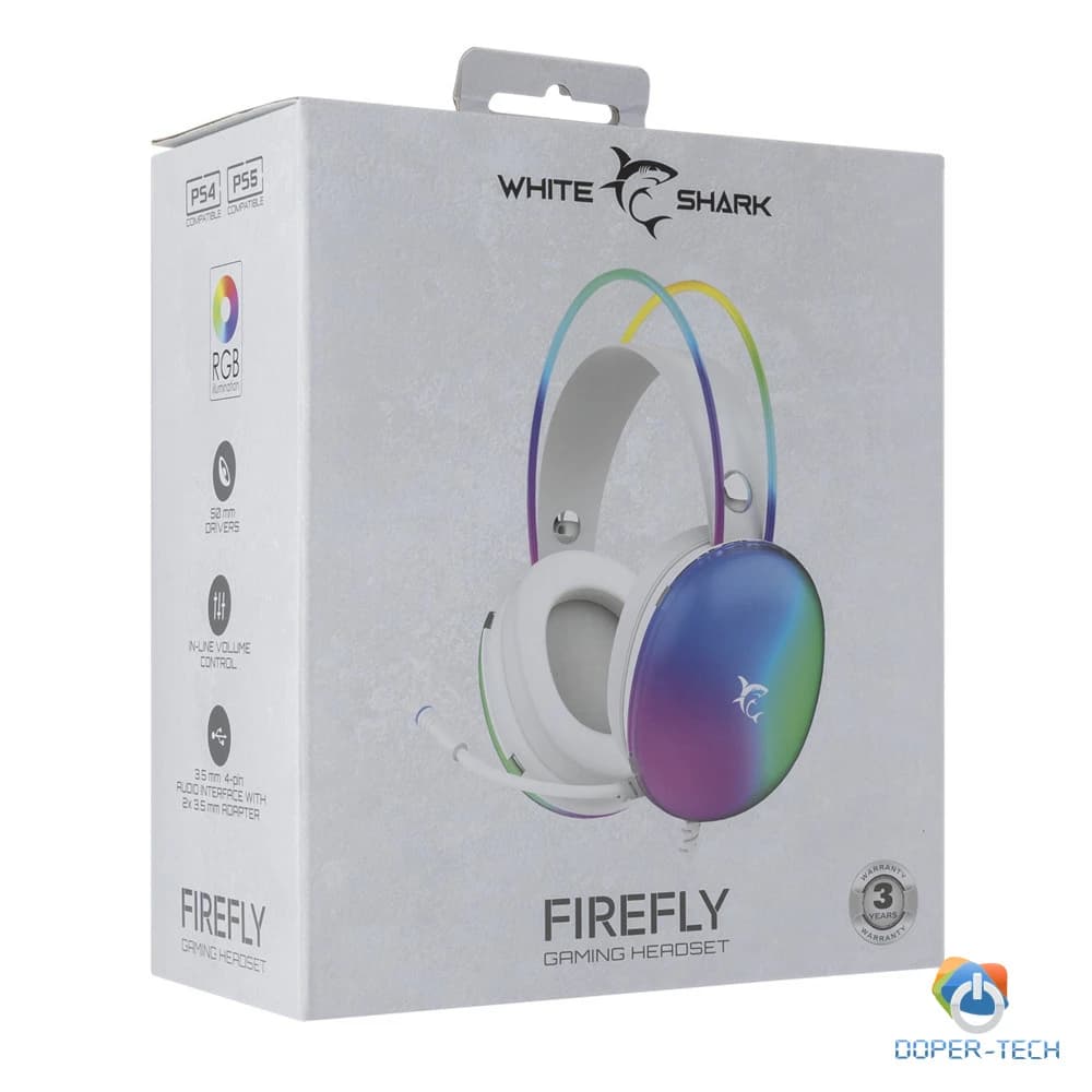 Slušalice White Shark Firefly GH-2342 Bijele