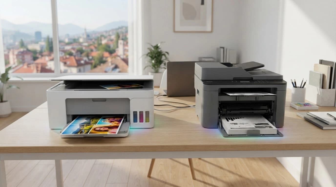 Printer za kućnu upotrebu: tintni ili laserski