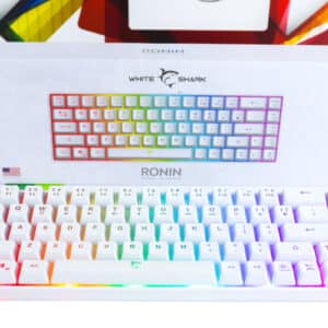 Gaming tipkovnica White Shark Ronin LED RGB bijela