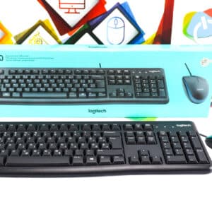 Tipkovnica i miš žičani set Logitech MK120
