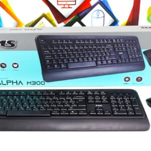 Tipkovnica i miš wireless set MS Alpha M300 1000dpi