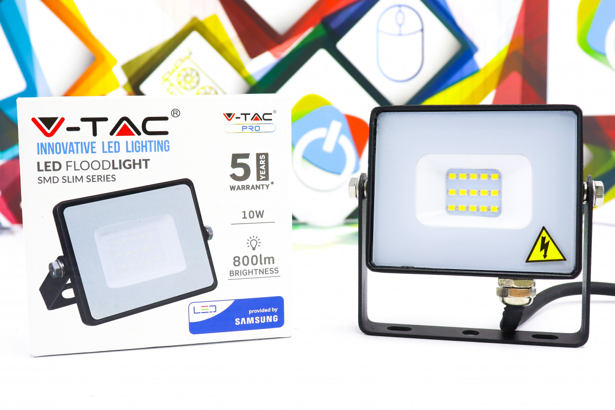 V-Tac PRO VT-8-10 Tubo LED Prismatico Plafoniera 10W 30cm CHIP SAMSUNG -  SKU 20344, 20345