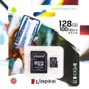 Micro SD card Kingston Canvas Plus 128 GB 100Mb/s
