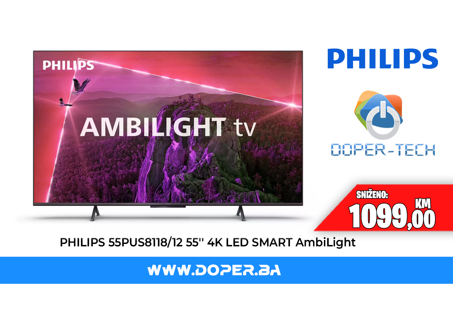 Philips 55PUS8118/12 TV 55PUS8118/12