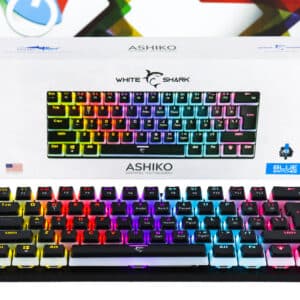 Gaming tipkovnica White Shark Ashiko mehanička Blue switch