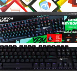 Gaming tipkovnica Canyon Deimos GK-4 LED RGB mehanička blue switch
