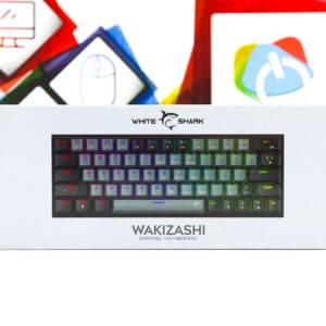 Gaming tipkovnica White Shark Wakizashi LED RGB crna