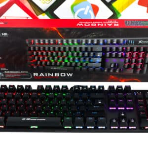 Gaming tipkovnica Xtrike Me Rainbow GK-980 mehanička Blue Switch