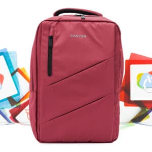 Ruksak za laptop Canyon CNS-BPE5BD1 15,6" crveni