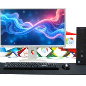 Office uredski set HP 800 G2 SFF + Fujitsu B27-8TE PRO 24''