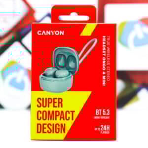 Slušalice bežične Canyon OnGo 4 mini TWS green