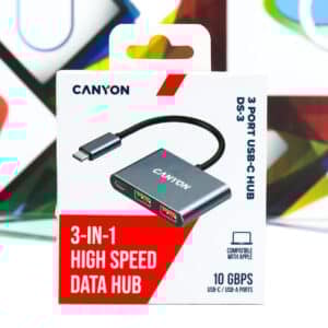 Multiport Hub Canyon DS-3 3in1 USB-C
