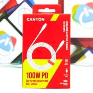 Kabal USB-C na USB-C Canyon CC100SC 2m