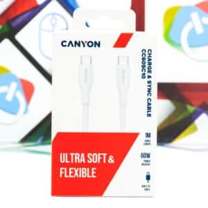 Kabal USB-C na USB-C Canyon CC60SC10 1m