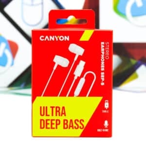 Slušalice Canyon SEP-5 CNS-CEP5W stereo earphones