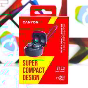 Slušalice bežične Canyon OnGo 4 mini TWS gray