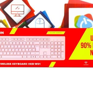 Office bežična tipkovnica Canyon HKB-W01 roza