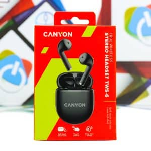 Slušalice bežične Canyon TWS-6 crne