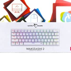 Gaming tipkovnica White Shark Wakizashi 2 red switch bijela