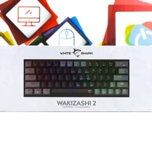 Gaming tipkovnica White Shark Wakizashi 2 red switch crno-siva