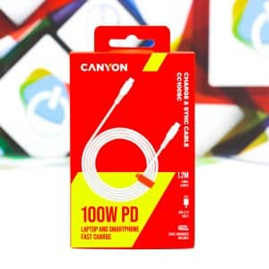 Kabal USB-C na USB-C Canyon CC100SC 1.2m 100W