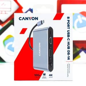 Multiport Hub Canyon DS-14 8 port USB-C