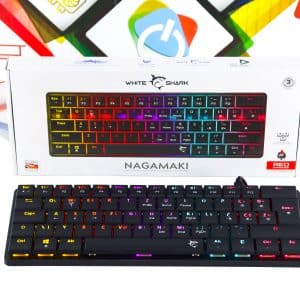Gaming tipkovnica White Shark Nagamaki red switch crna