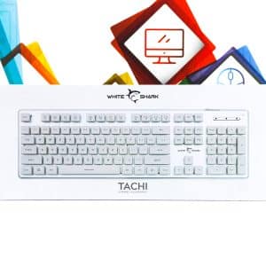 Gaming tipkovnica White Shark Tachi bijela