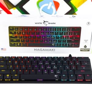 Gaming tipkovnica White Shark Nagamaki brown switch crna